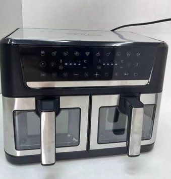 Профессиональная двухкамерная аэрофритюрница Zepline ZP-213 8л+8л, 4200 Вт
