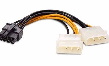 Кабель ATX 8-pin на 2&times;4-pin