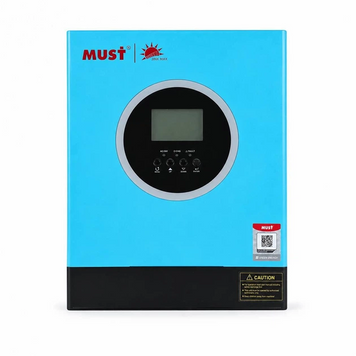 Мощный гибридный солнечный инвертор MUST PV18-3024 ECO 3000 Вт, 24 В, MPPT 100 А, чистая синусоида
