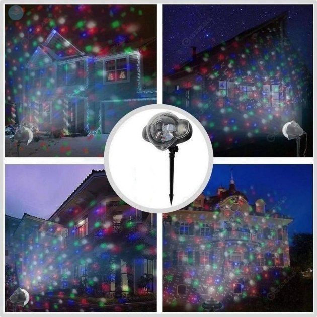 Лазерный проектор цветной сферический LASER WL- 809 RGB для улицы и помещений
