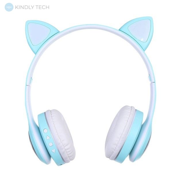 Наушники CAT EAR Headphones VZV-23M Bluetooth 5.0 + EDR Бирюзовые