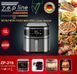 Профессиональная аэрофритюрница Zepline ZP-216, 12 л, 4200 Вт, двойной ТЭН, Чорний