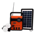 Фонарь PowerBank EP-371B радио/блютуз с солнечной панелью мощность 9V 3W+лампочки