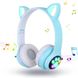 Наушники CAT EAR Headphones VZV-23M Bluetooth 5.0 + EDR Бирюзовые