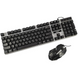 Ігрова клавіатура та миша з підсвічуванням комплект UKC M-416 LED Gaming Keyboard