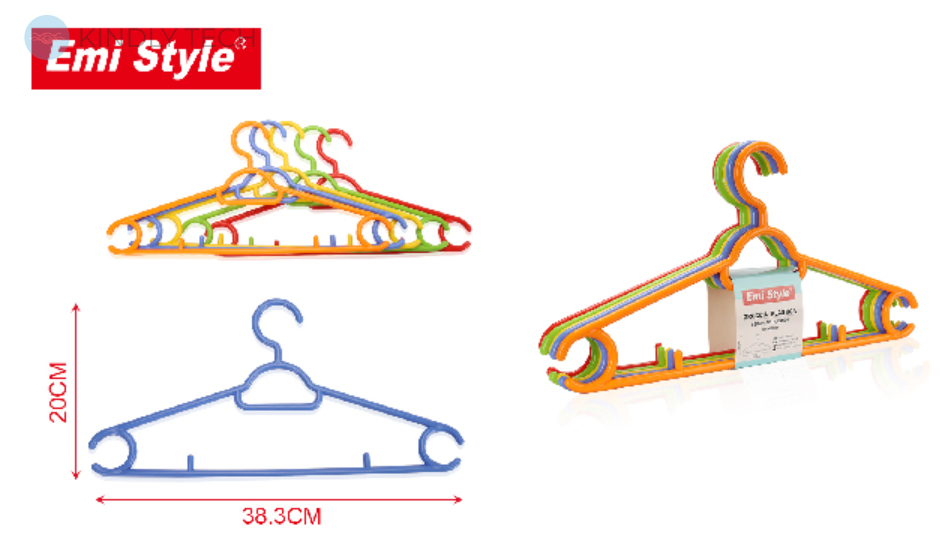 Набір вішалок Emi Style 5шт, 38.3х20см