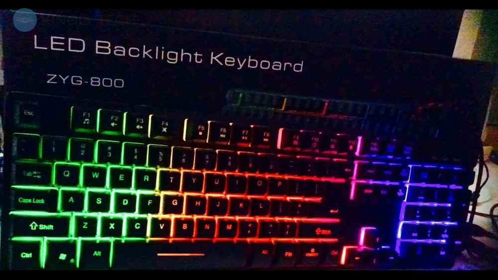 Игровая проводная клавиатура с подсветкой UKC ZYG 800 rомпьютерная USB