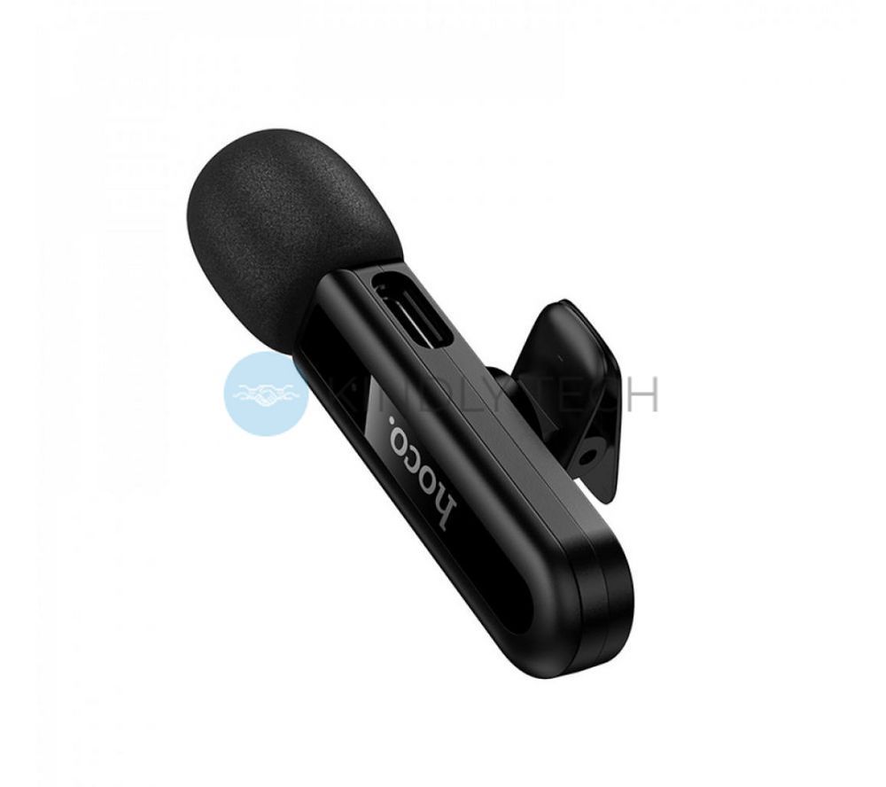 Бездротовий цифровий мікрофон Hoco L20 Type-C &mdash; Black