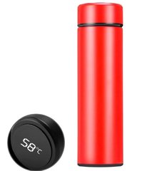 Умный термос с датчиком индикатором температуры 500 мл Red