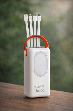Зовнішній акумулятор HOCO J94A 50000mAh 22.5W,Білий