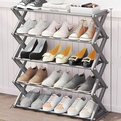 Полиця для взуття Simple Multifunctional Shoe Rack YH8809-5, 5 ярусів Grey