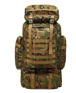 Тактический военный рюкзак 80L 72&times;34&times;17 см зеленый пиксель