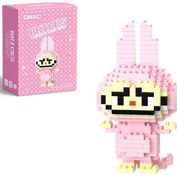 Конструктор BRICKS &laquo;Лабубу LABUBU&raquo; Рожевий