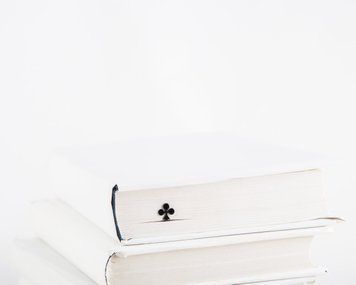Закладка для книг &laquo;Трефовый туз&raquo;, Чорний