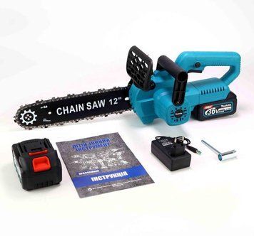 Аккумуляторная пила Makita DUC120Z (36V 6AH) синяя