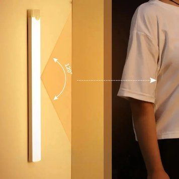 Компактная портативная LED-лампа с сенсором движения и USB-зарядкой, 3&ndash;5 часов работы, 30 см