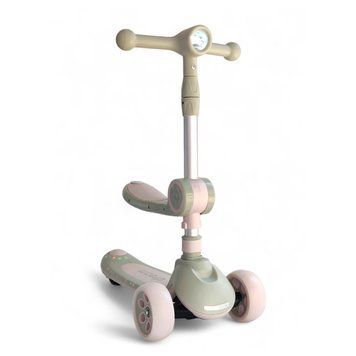 Дитячий самокат з сидінням 2 в 1 Scooter Dream M2, М'ятний