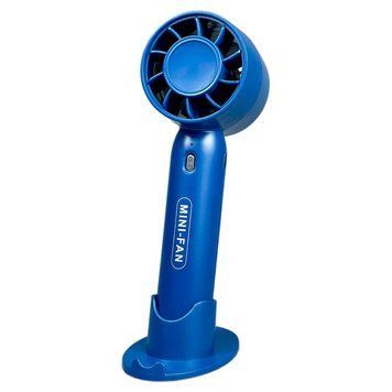 Портативный мини вентилятор Handheld Fan T10 аккумуляторный USB,Синий