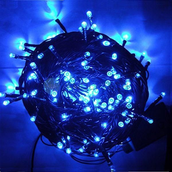Гірлянда &laquo;Діод&raquo; RD-7064, 200 LED, чорний провід, синє світіння