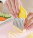 Волнистый ручной нож-слайсер для нарезки овощей