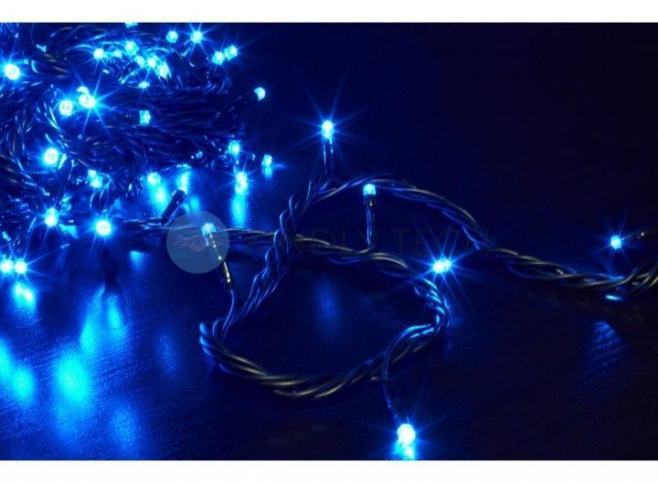 Гірлянда &laquo;Діод&raquo; RD-7064, 200 LED, чорний провід, синє світіння