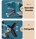 Ігровий набір з морськими мешканцями Gray Predator у кейсі у вигляді акули