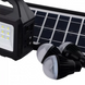 Фонарь многофункциональный LED Gdtimes GD-101 с солнечной панелью 3 лампочки PowerBank