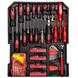Универсальный большой набор инструментов для дома и ремонта авто Tool Box Set 408 предметов с трещёткой в чемодане на колёсиках