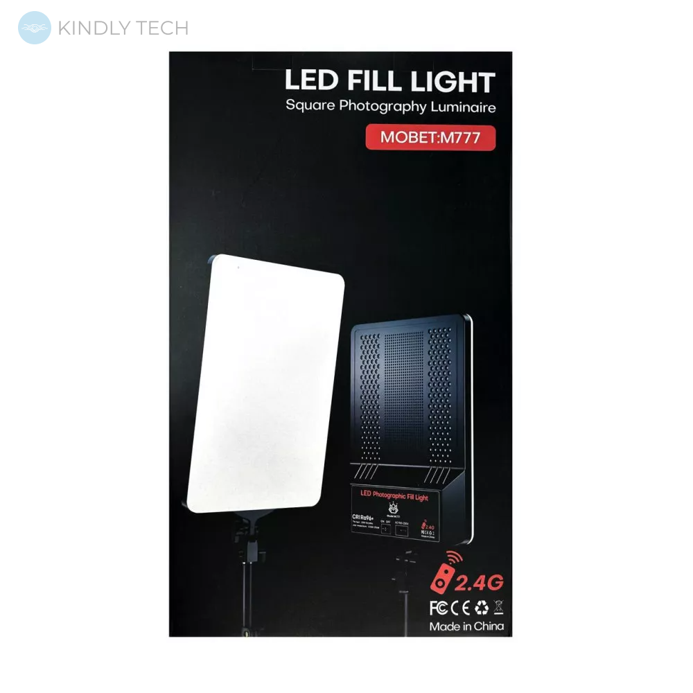 Лампа-панель для штатива, Студійне світло LED, 28x40 см, M777