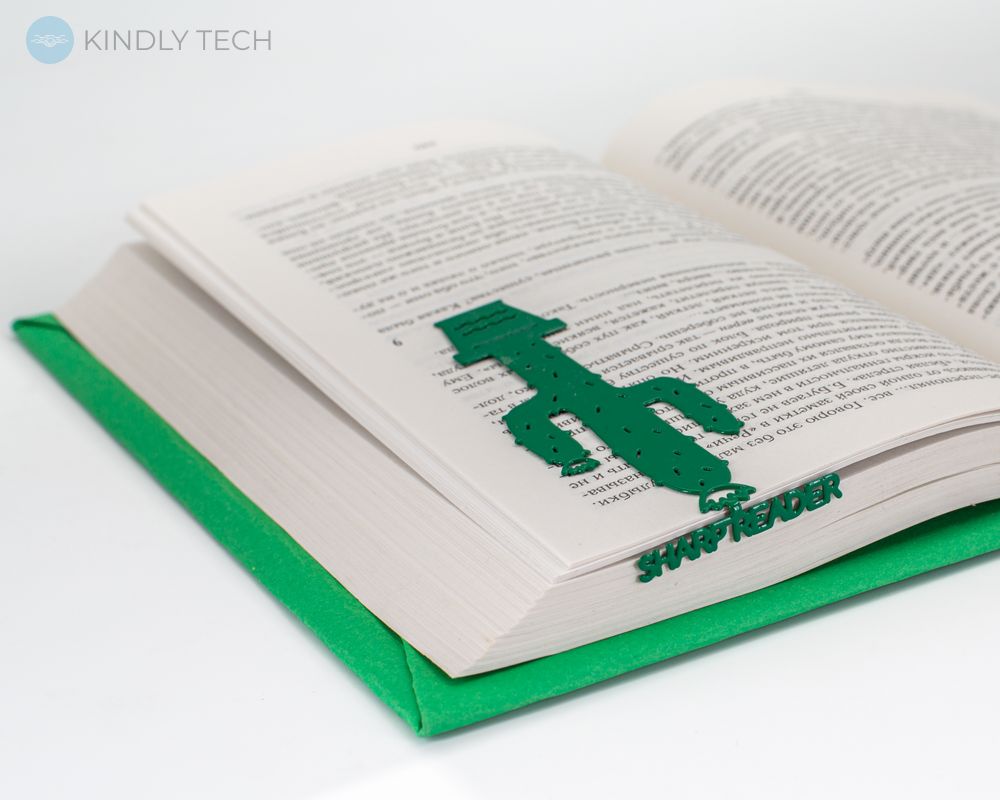 Закладка для книг «Кактус», Зелёный