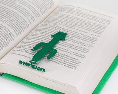 Закладка для книг «Кактус», Зелений