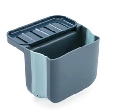 Кухонный органайзер для раковины на присосках (держатель для губки и мыла, сливная корзинка) Blue