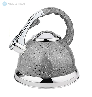 Чайник із гранітним покриттям (3.5 л) HR704-5, Сірий