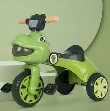 Дитячий триколісний велосипед-трансформер FD-21 Baby Tricycle, складний,Зелений