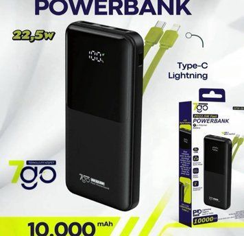 Павербанк 7GO GPW‑06 10000 mAh PD 22.5W Fast (Type‑C, iPhone) в асортименті
