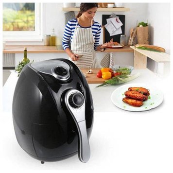 Электрическая фритюрница Domotec MS-3220 Аэрофритюрница Air fryer - Черный