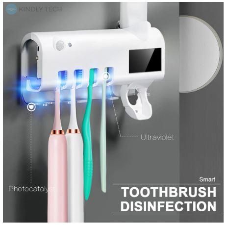 Диспенсер для зубної пасти та щіток авто Toothbrush sterilizer