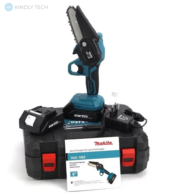 Акумуляторна ланцюгова міні пила Makita DUC150Z (24V 5AH) шина 10 см