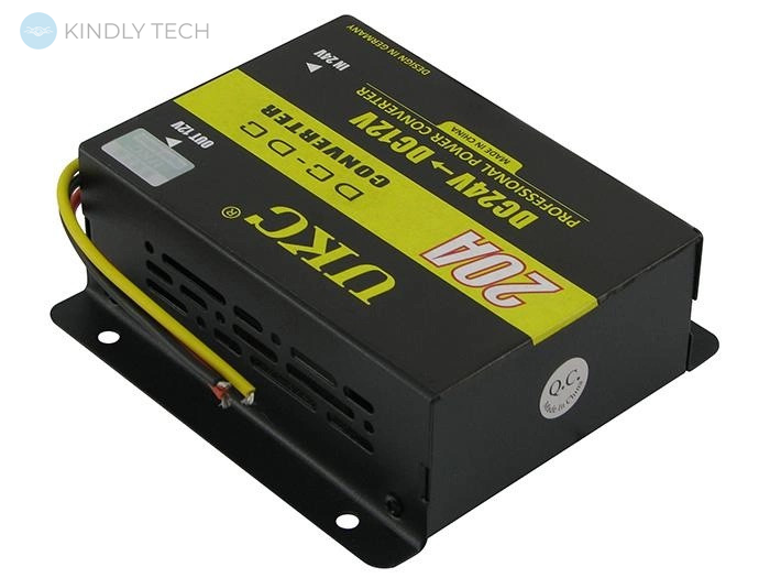 Інвертор-перетворювач з індикатором DC/DC 24V-12V 20A