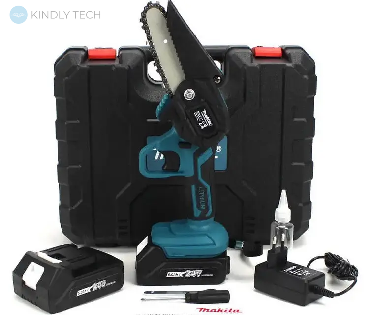 Акумуляторна ланцюгова міні пила Makita DUC150Z (24V 5AH) шина 10 см