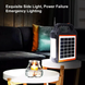Ліхтар PowerBank EP-0168 радіо/блютуз із сонячною панеллю