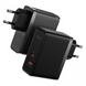 Мережевий зарядний пристрій 100W GaN5 | 1U | 1C | C to C Cable (1m) - Baseus (CCGP090) Pro Fast Charger - Black