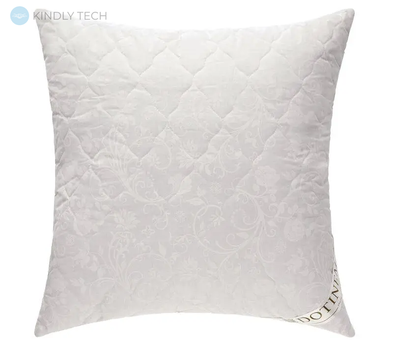 Белая подушка для сна холлофайбер Zevs 70х70