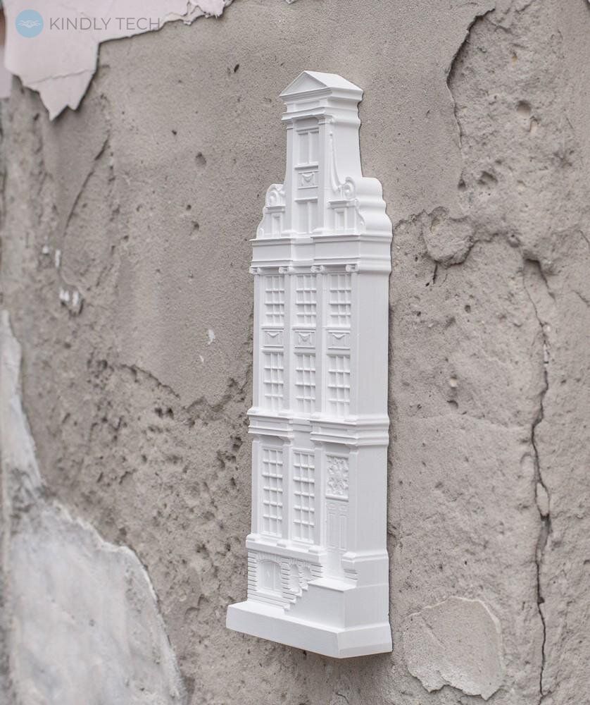 Настінний декор «Архітектурна модель I» (Амстердам), Білий
