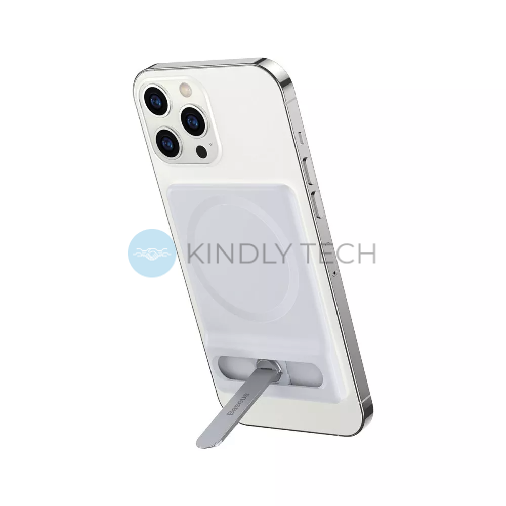 Тримач для телефону, Підставка для планшета Baseus (LUXZ0100) Foldable Magnetic Bracket &mdash; White