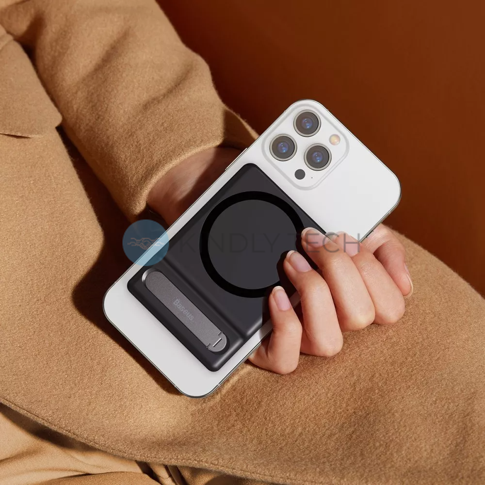 Тримач для телефону, Підставка для планшета Baseus (LUXZ0100) Foldable Magnetic Bracket &mdash; White