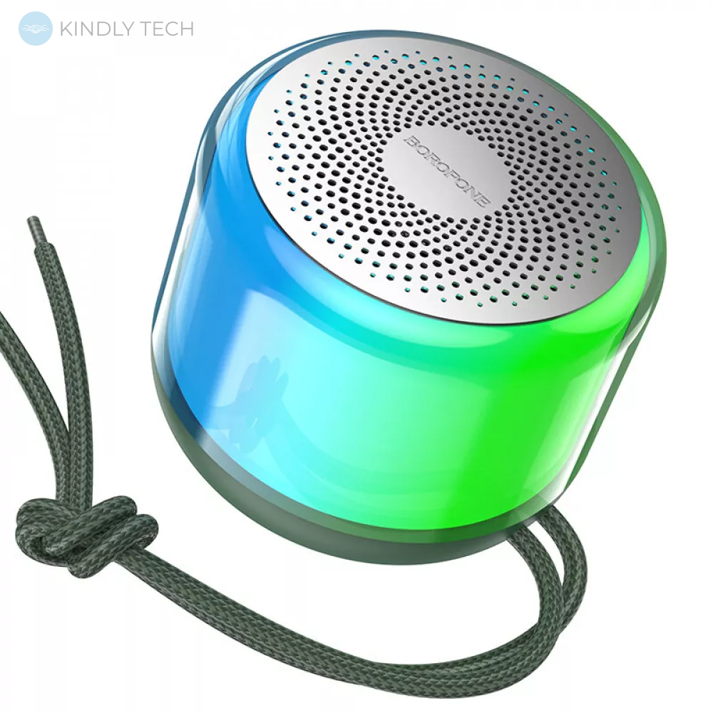 Портативная Bluetooth колонка Borofone BR28 Joyful sports — Dark Green