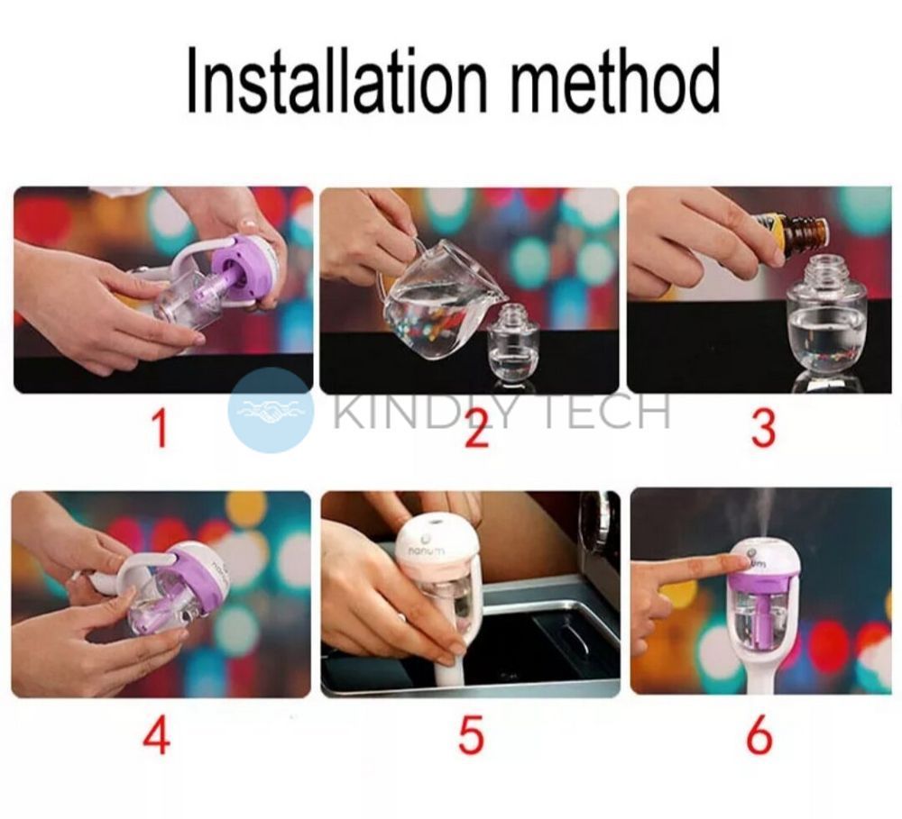 Автомобільний зволожувач повітря Car Humidifier, колір Мікс