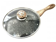 Сковорода з кришкою з антипригарним гранітним покриттям Benson BN-542 24 х 4.8 см