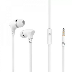 Дротові навушники з мікрофоном 3.5mm — Celebrat G3 — White